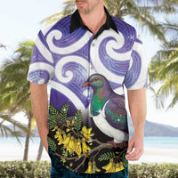 Kekeru New Zealand Matariki Hawaiian Shirt Kukupa Kowhai Maori New Year Purple Version LT14 - Polynesian Pride