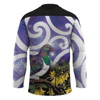 Kekeru New Zealand Matariki Hockey Jersey Kukupa Kowhai Maori New Year Purple Version LT14 - Polynesian Pride