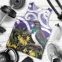 Kekeru New Zealand Matariki Men Tank Top Kukupa Kowhai Maori New Year Purple Version