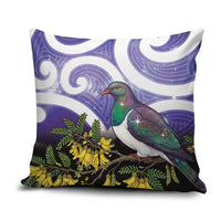 Kekeru New Zealand Matariki Pillow Cover Kukupa Kowhai Maori New Year Purple Version