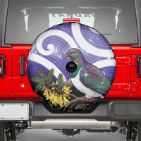 Kekeru New Zealand Matariki Spare Tire Cover Kukupa Kowhai Maori New Year Purple Version LT14 - Polynesian Pride