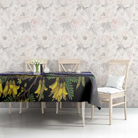 Kekeru New Zealand Matariki Tablecloth Kukupa Kowhai Maori New Year Purple Version