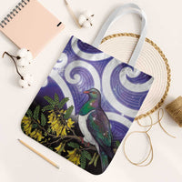 Kekeru New Zealand Matariki Tote Bag Kukupa Kowhai Maori New Year Purple Version