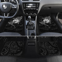 French Polynesia Manta Ray Tattoo Car Mats Tahiti Hahalua Turtle Shark Black Color
