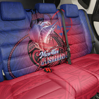 Guam Blue Marlin Fishing Back Car Seat Cover Guahan Fish Hook Tattoo