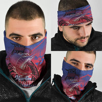Guam Blue Marlin Fishing Neck Gaiter Guahan Fish Hook Tattoo