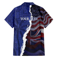 Personalized Hawaii Statehood Day Family Matching Puletasi and Hawaiian Shirt 66th Anniversary - Polynesian Pride