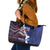 Personalized Hawaii Statehood Day Leather Tote Bag 66th Anniversary - Polynesian Pride