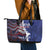 Personalized Hawaii Statehood Day Leather Tote Bag 66th Anniversary - Polynesian Pride