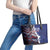 Personalized Hawaii Statehood Day Leather Tote Bag 66th Anniversary - Polynesian Pride