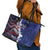 Personalized Hawaii Statehood Day Leather Tote Bag 66th Anniversary - Polynesian Pride