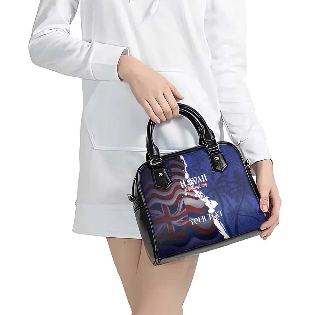 Personalized Hawaii Statehood Day Shoulder Handbag 66th Anniversary - Polynesian Pride