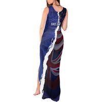 Personalized Hawaii Statehood Day Tank Maxi Dress 66th Anniversary - Polynesian Pride