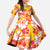 Yellow Hawaii Hibiscus Family Matching Off The Shoulder Long Sleeve Dress and Hawaiian Shirt Tropical Flowers Seamless Pattern - Polynesian Pride