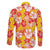 Yellow Hawaii Hibiscus Family Matching Off The Shoulder Long Sleeve Dress and Hawaiian Shirt Tropical Flowers Seamless Pattern - Polynesian Pride
