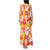 Yellow Hawaii Hibiscus Tank Maxi Dress Tropical Flowers Seamless Pattern - Polynesian Pride