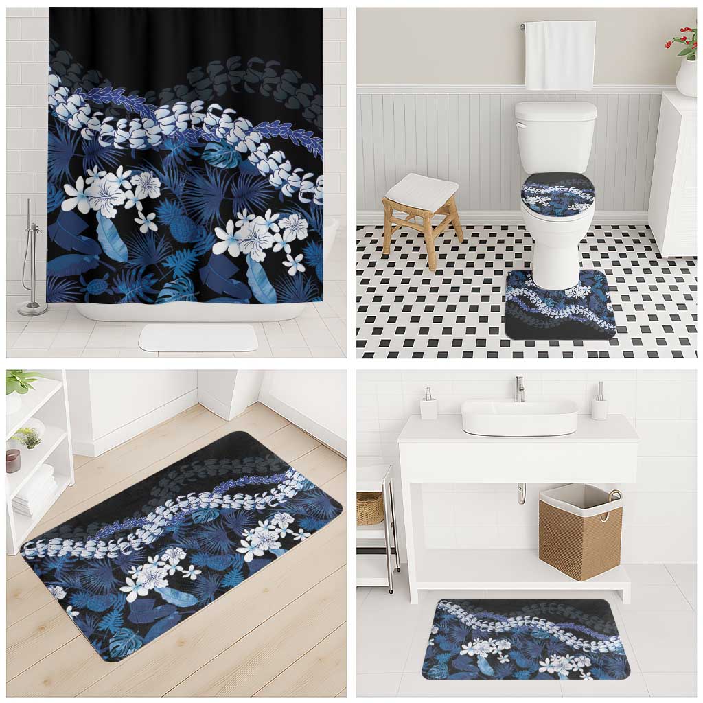 Polu Aloha Hawaii Lei Bathroom Set Tropical Flowers Elegant Vibe - Polynesian Pride