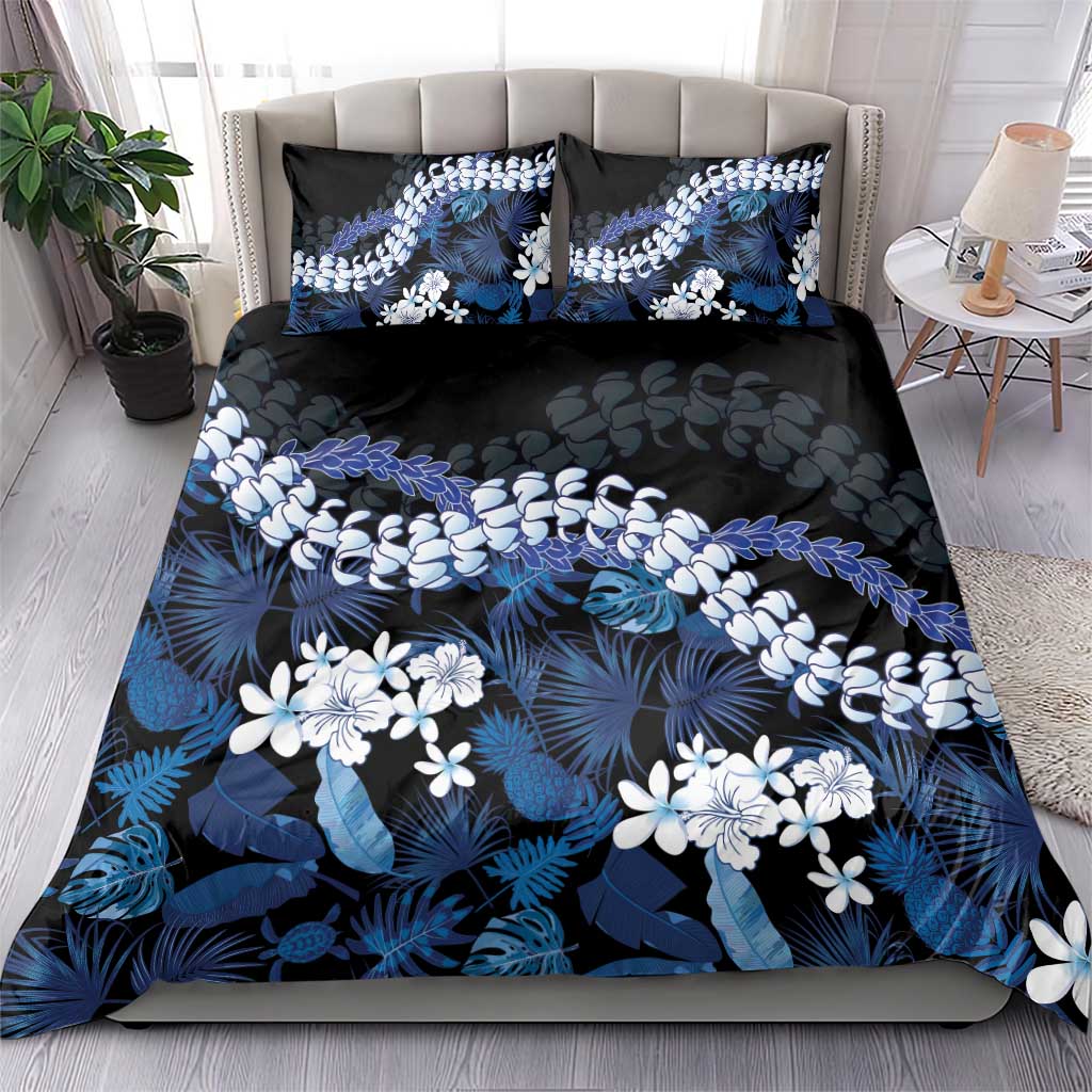 Polu Aloha Hawaii Lei Bedding Set Tropical Flowers Elegant Vibe LT14 - Polynesian Pride