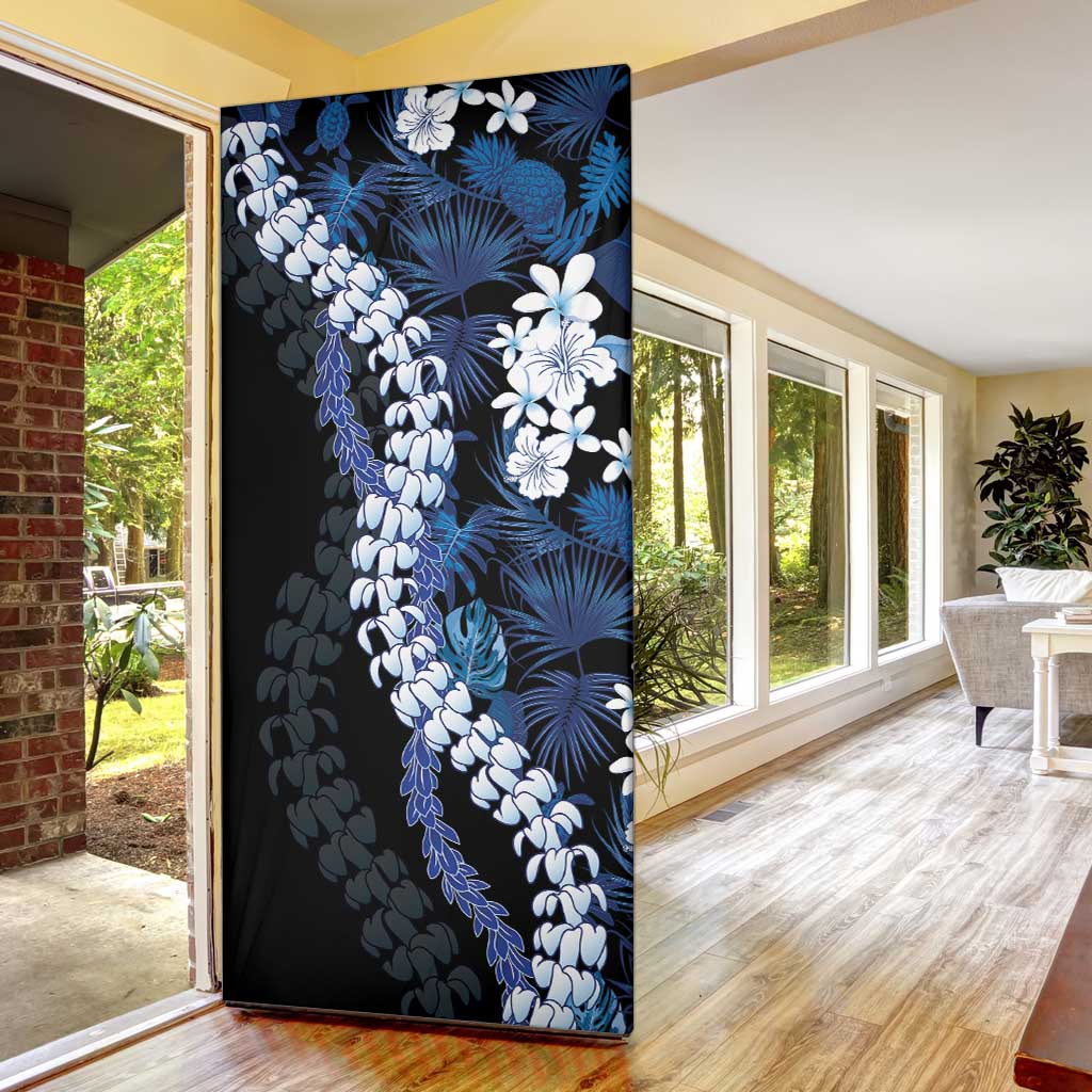 Polu Aloha Hawaii Lei Door Cover Tropical Flowers Elegant Vibe LT14 - Polynesian Pride