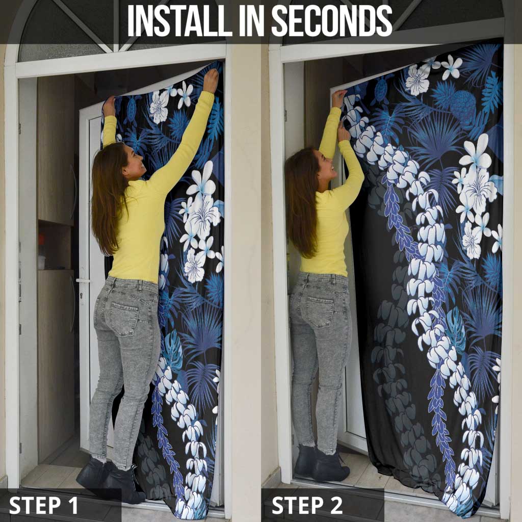 Polu Aloha Hawaii Lei Door Cover Tropical Flowers Elegant Vibe LT14 - Polynesian Pride