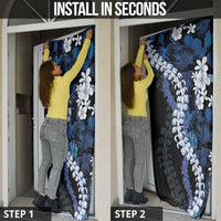 Polu Aloha Hawaii Lei Door Cover Tropical Flowers Elegant Vibe LT14 - Polynesian Pride