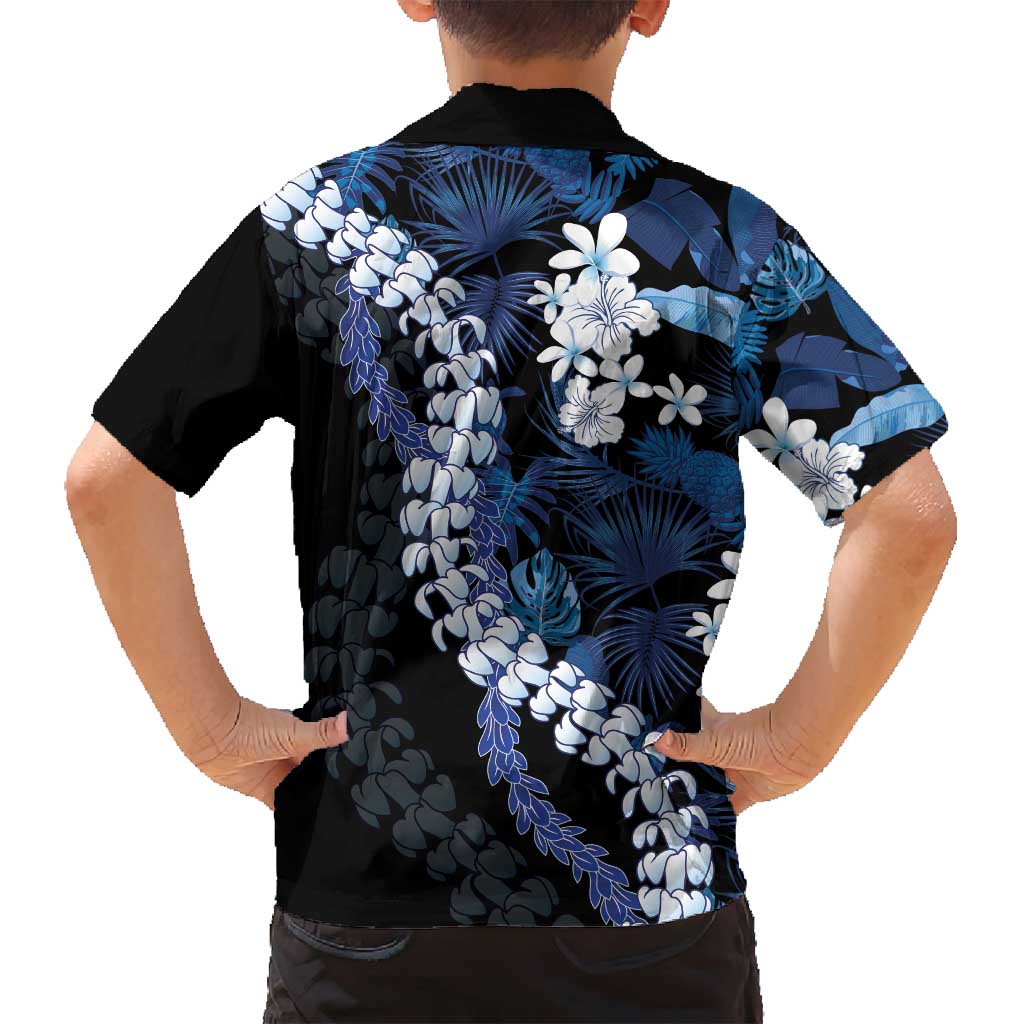 Polu Aloha Hawaii Lei Family Matching Tank Maxi Dress and Hawaiian Shirt Tropical Flowers Elegant Vibe LT14 - Polynesian Pride