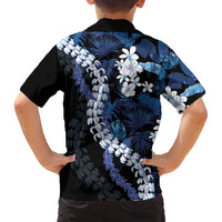 Polu Aloha Hawaii Lei Family Matching Tank Maxi Dress and Hawaiian Shirt Tropical Flowers Elegant Vibe LT14 - Polynesian Pride