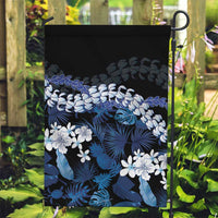 Polu Aloha Hawaii Lei Garden Flag Tropical Flowers Elegant Vibe LT14 Garden Flag Blue - Polynesian Pride