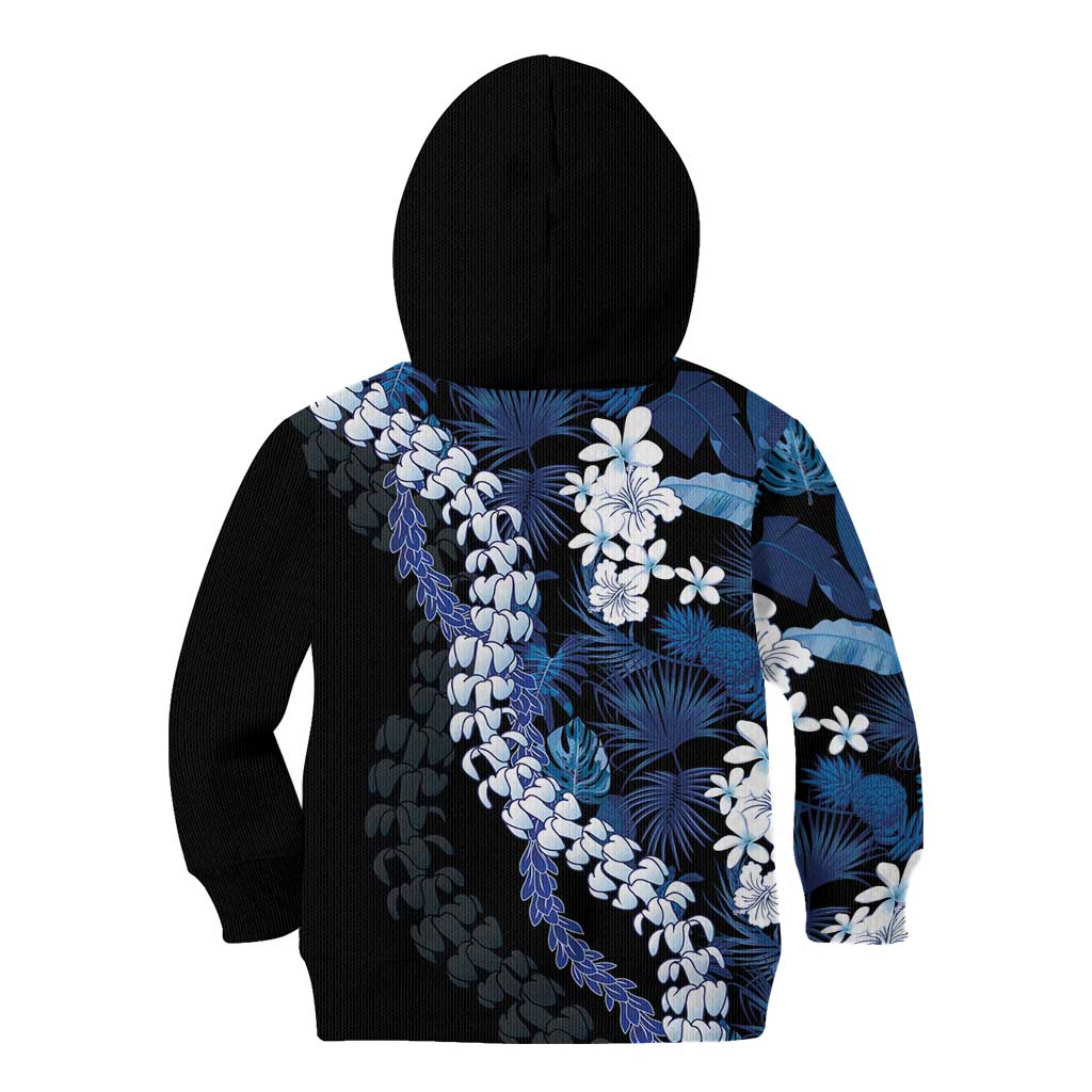 Polu Aloha Hawaii Lei Kid Hoodie Tropical Flowers Elegant Vibe LT14 - Polynesian Pride