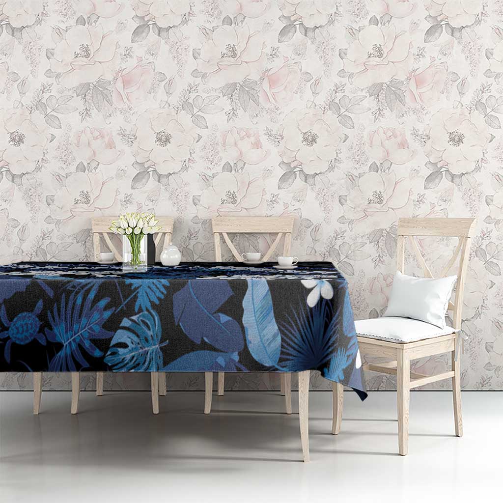 Polu Aloha Hawaii Lei Tablecloth Tropical Flowers Elegant Vibe - Polynesian Pride
