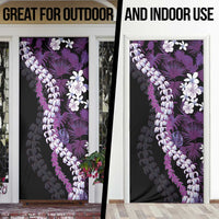 Poni Aloha Hawaii Lei Door Cover Tropical Flowers Elegant Vibe LT14 - Polynesian Pride
