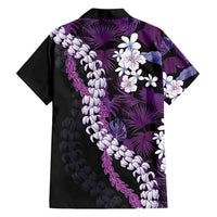 Poni Aloha Hawaii Lei Family Matching Off Shoulder Maxi Dress and Hawaiian Shirt Tropical Flowers Elegant Vibe LT14 - Polynesian Pride