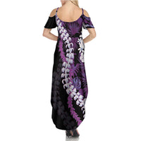 Poni Aloha Hawaii Lei Family Matching Summer Maxi Dress and Hawaiian Shirt Tropical Flowers Elegant Vibe LT14 - Polynesian Pride