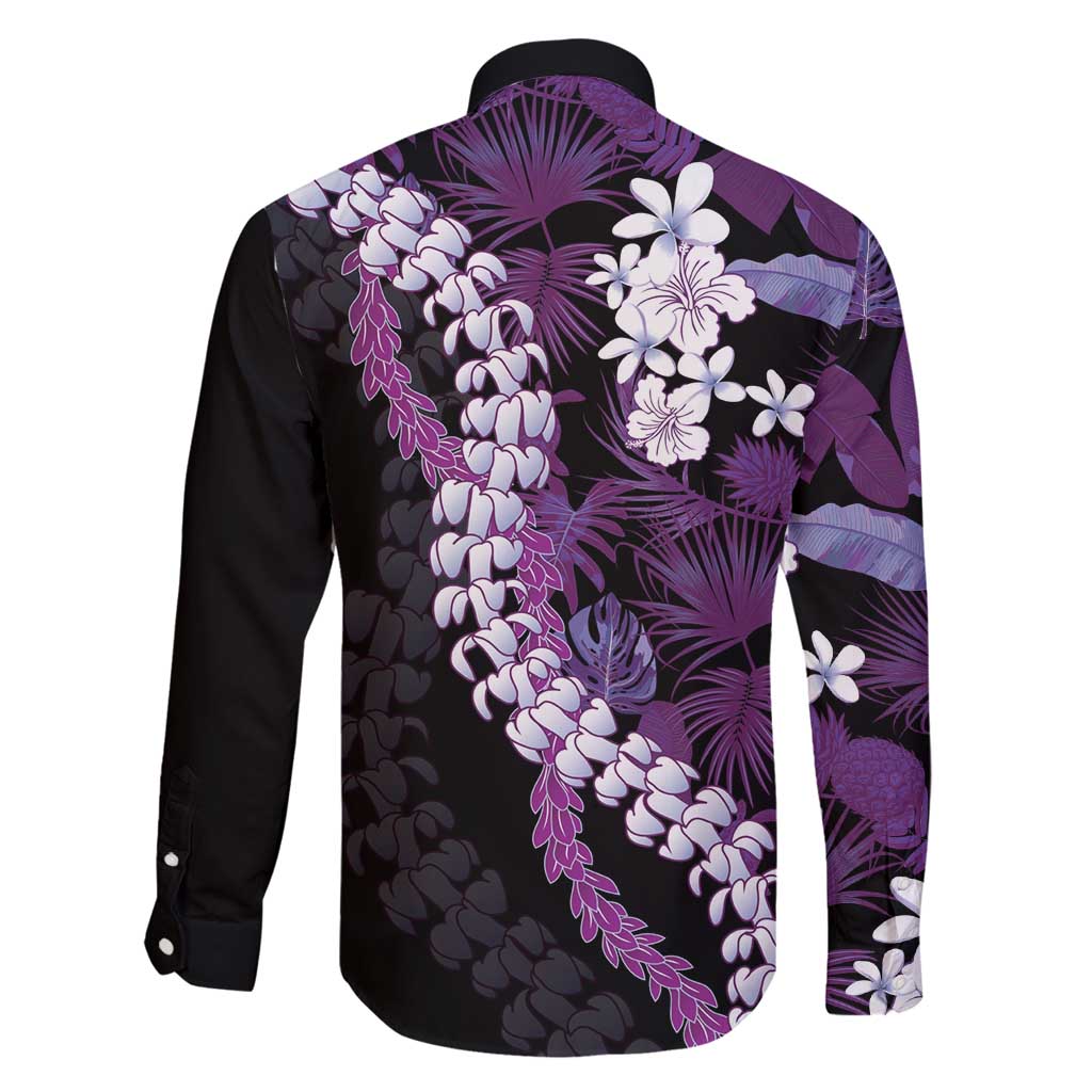 Poni Aloha Hawaii Lei Family Matching Tank Maxi Dress and Hawaiian Shirt Tropical Flowers Elegant Vibe LT14 - Polynesian Pride