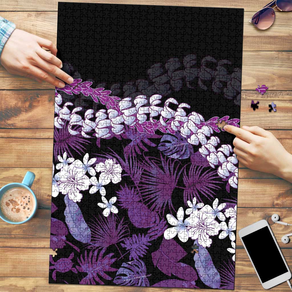 Poni Aloha Hawaii Lei Puzzle Tropical Flowers Elegant Vibe - Polynesian Pride