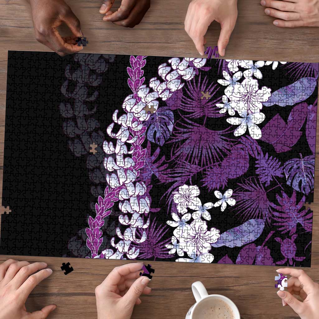 Poni Aloha Hawaii Lei Puzzle Tropical Flowers Elegant Vibe - Polynesian Pride