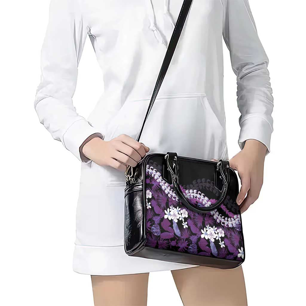 Poni Aloha Hawaii Lei Shoulder Handbag Tropical Flowers Elegant Vibe - Polynesian Pride