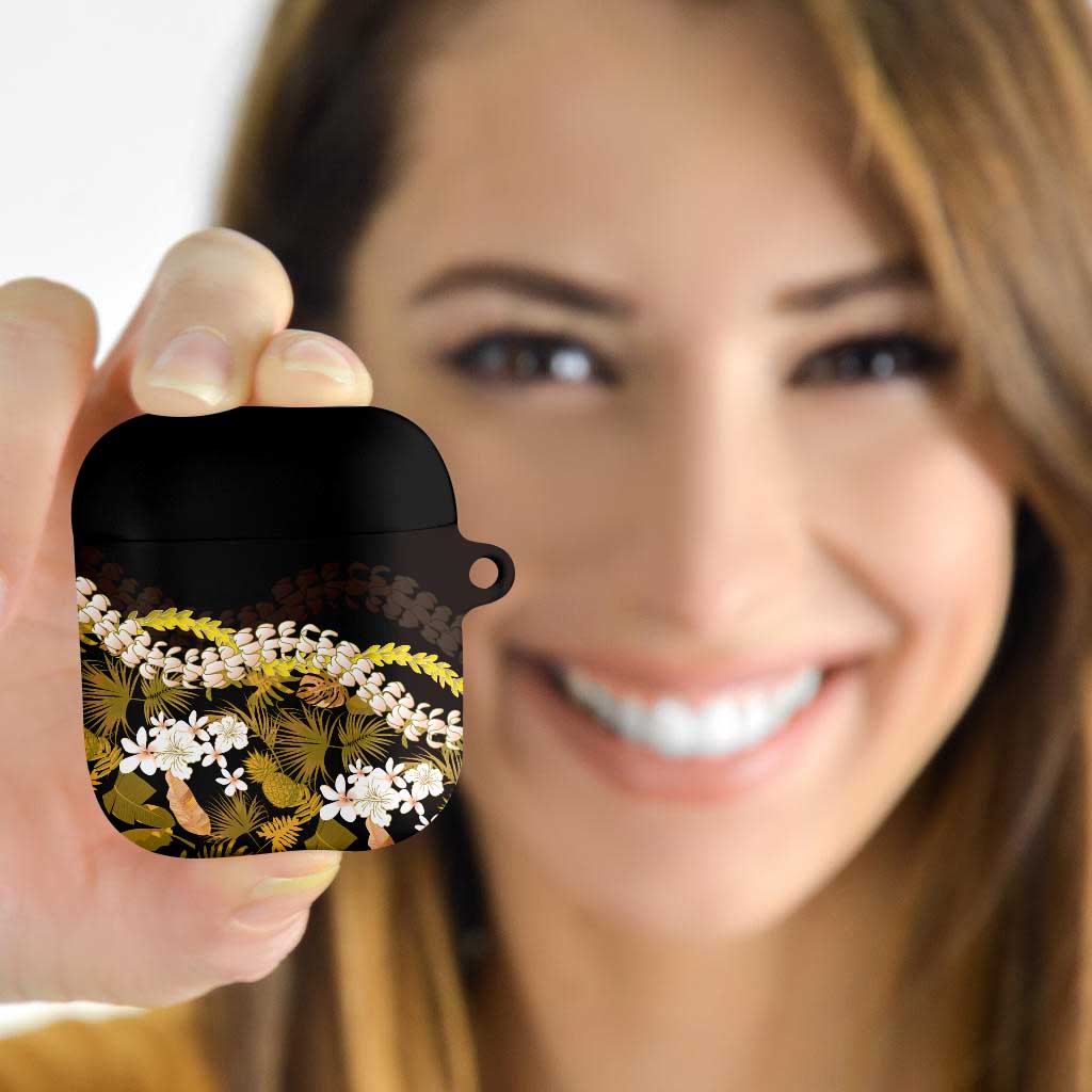 Kula Aloha Hawaii Lei AirPods Case Tropical Flowers Elegant Vibe - Polynesian Pride