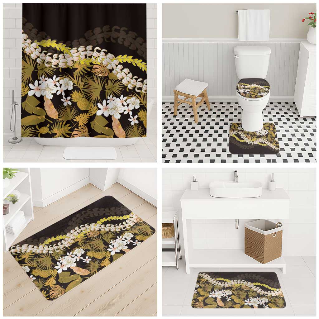 Kula Aloha Hawaii Lei Bathroom Set Tropical Flowers Elegant Vibe - Polynesian Pride
