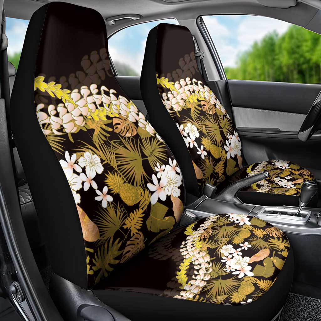 Kula Aloha Hawaii Lei Car Seat Cover Tropical Flowers Elegant Vibe LT14 - Polynesian Pride