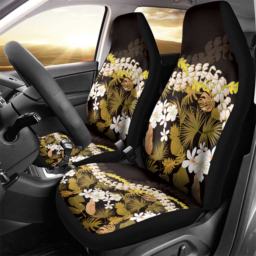 Kula Aloha Hawaii Lei Car Seat Cover Tropical Flowers Elegant Vibe LT14 - Polynesian Pride