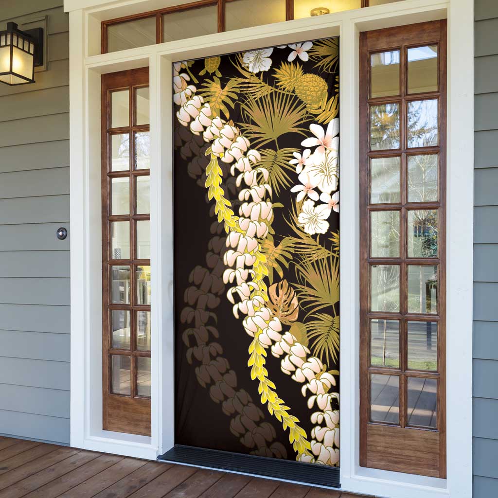 Kula Aloha Hawaii Lei Door Cover Tropical Flowers Elegant Vibe LT14 - Polynesian Pride