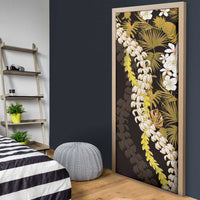 Kula Aloha Hawaii Lei Door Cover Tropical Flowers Elegant Vibe LT14 - Polynesian Pride