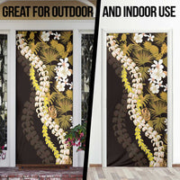 Kula Aloha Hawaii Lei Door Cover Tropical Flowers Elegant Vibe LT14 - Polynesian Pride