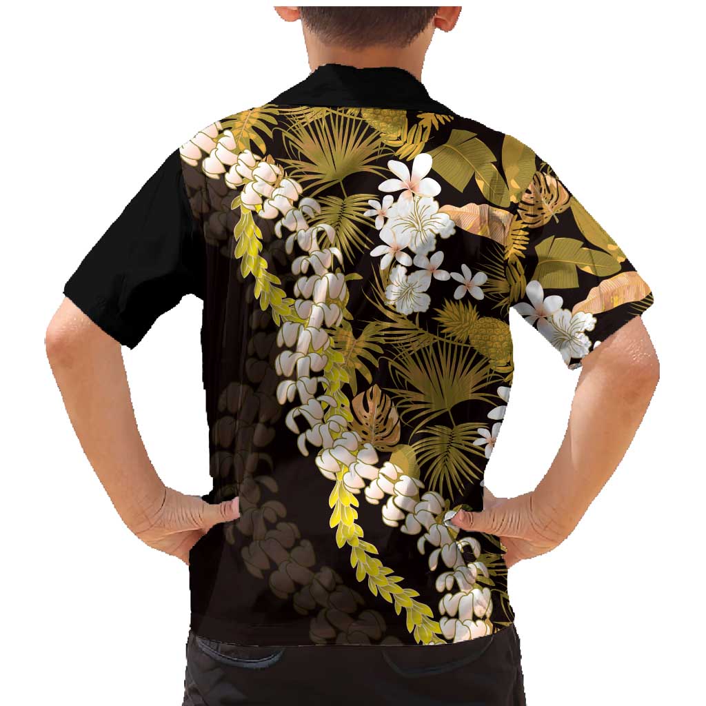 Kula Aloha Hawaii Lei Family Matching Mermaid Dress and Hawaiian Shirt Tropical Flowers Elegant Vibe LT14 - Polynesian Pride