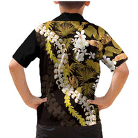 Kula Aloha Hawaii Lei Family Matching Mermaid Dress and Hawaiian Shirt Tropical Flowers Elegant Vibe LT14 - Polynesian Pride