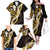 Kula Aloha Hawaii Lei Family Matching Off The Shoulder Long Sleeve Dress and Hawaiian Shirt Tropical Flowers Elegant Vibe - Polynesian Pride