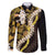 Kula Aloha Hawaii Lei Family Matching Off The Shoulder Long Sleeve Dress and Hawaiian Shirt Tropical Flowers Elegant Vibe - Polynesian Pride