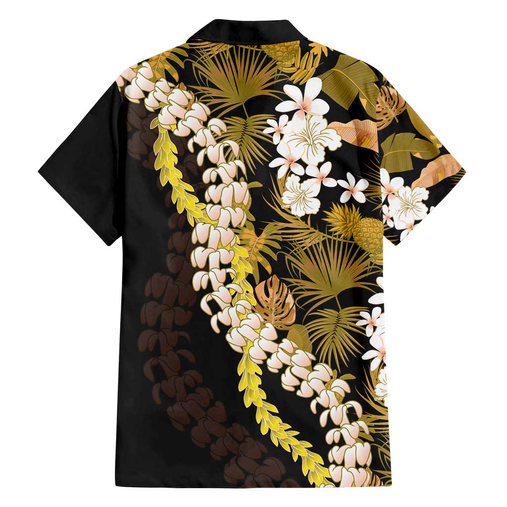 Kula Aloha Hawaii Lei Family Matching Puletasi and Hawaiian Shirt Tropical Flowers Elegant Vibe LT14 - Polynesian Pride