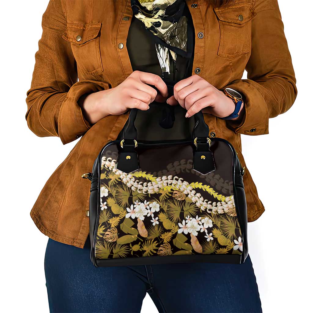 Kula Aloha Hawaii Lei Shoulder Handbag Tropical Flowers Elegant Vibe - Polynesian Pride